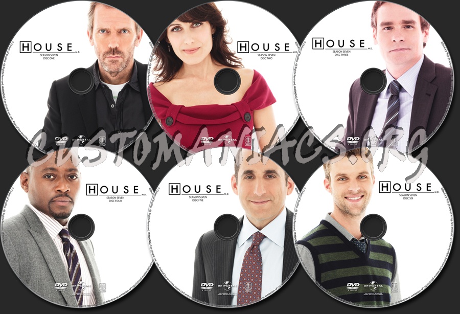 House: Season 7 dvd label