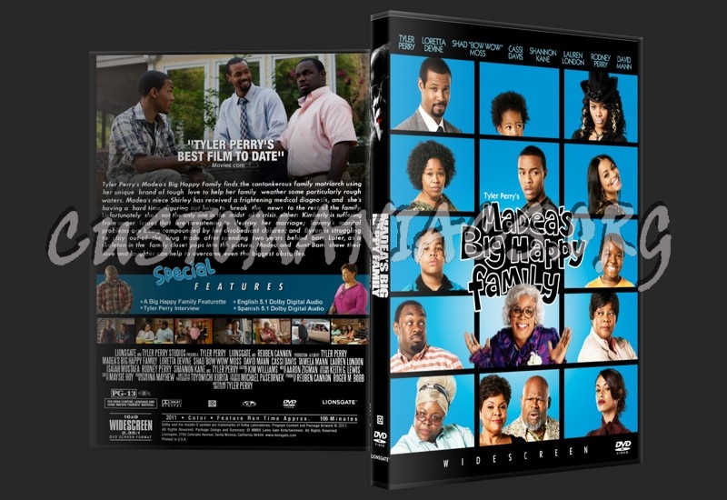 Madea's Big Happy Family dvd cover