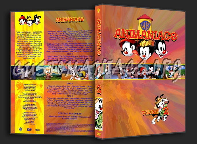 Animaniacs dvd cover