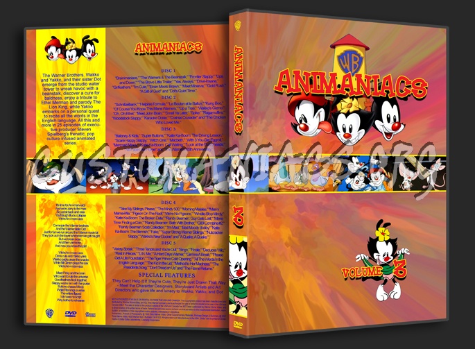 Animaniacs dvd cover