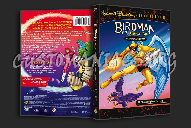 Birdman and the Galaxy Trio The Complete Series dvd cover