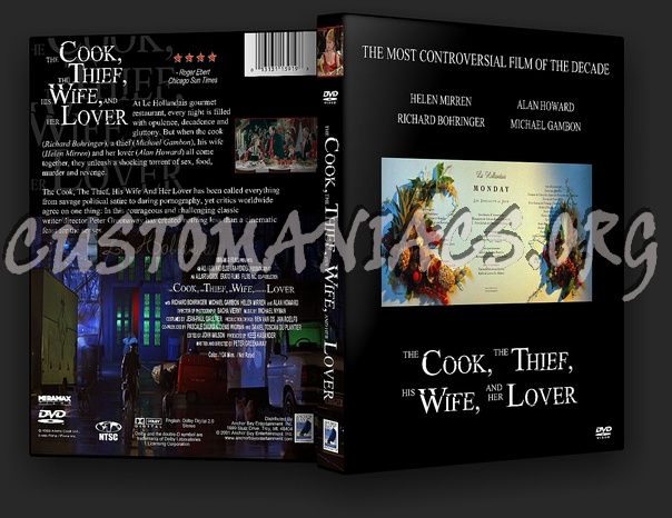 The Cook, The Thief, His Wife and Her Lover dvd cover