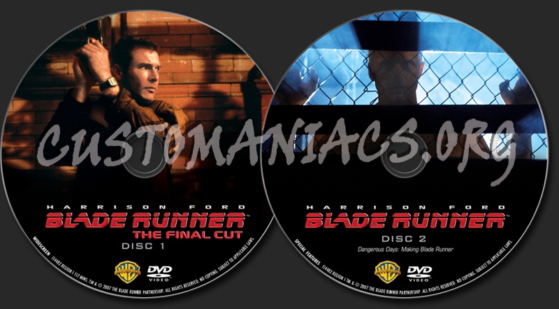 Blade Runner dvd label
