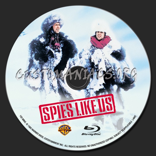 Spies Like Us blu-ray label