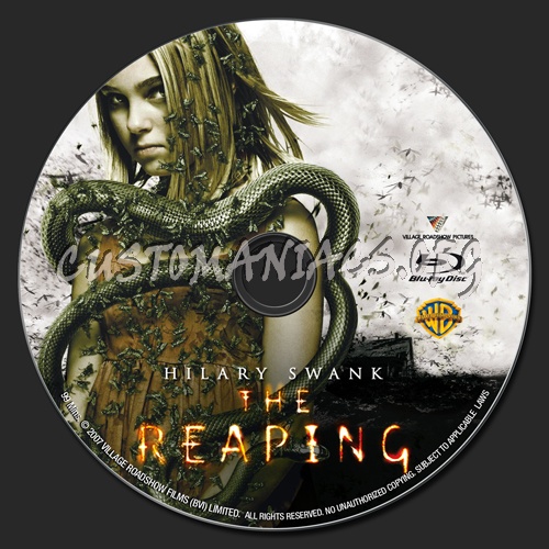 The Reaping blu-ray label