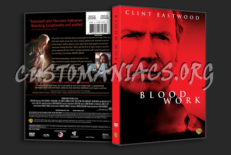 Blood Work dvd cover