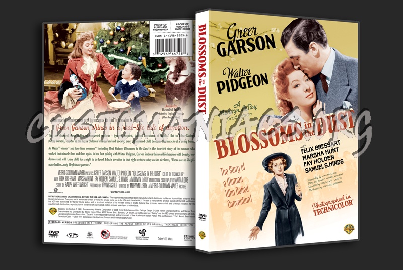 Blossoms in the Dust dvd cover