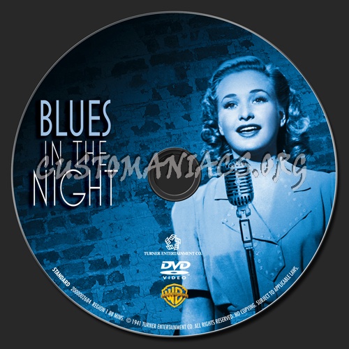 Blues in the Night dvd label