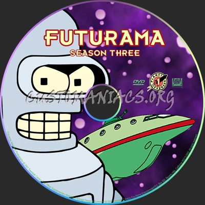 Futurama Season 1 dvd label