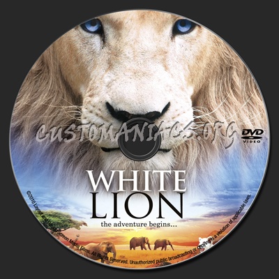 White Lion dvd label