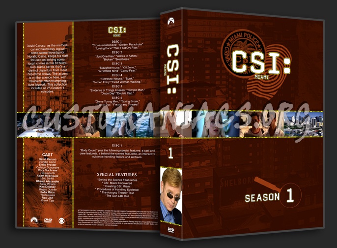 CSI Miami dvd cover