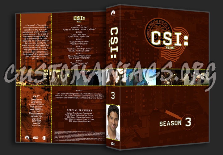 CSI Miami dvd cover