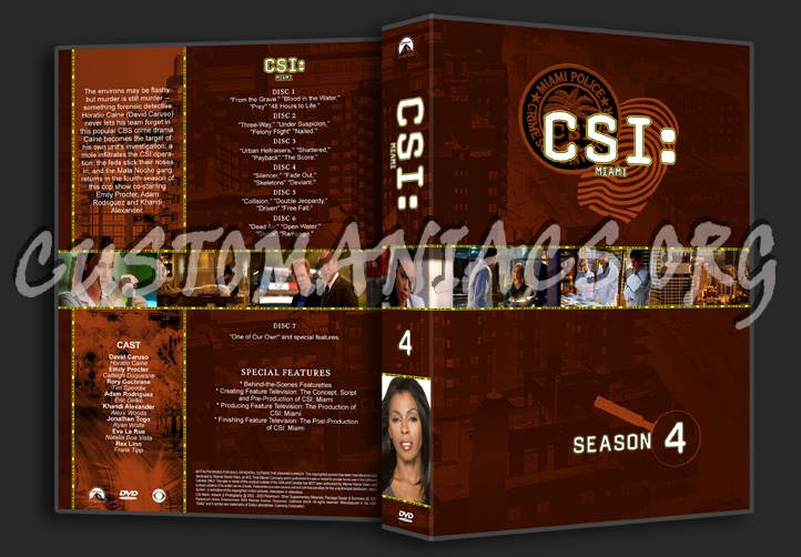 CSI Miami dvd cover