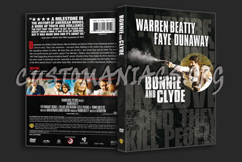 Bonnie and Clyde dvd cover