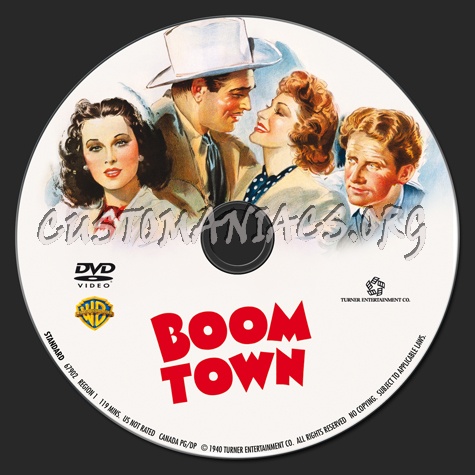 Boom Town (1940) dvd label