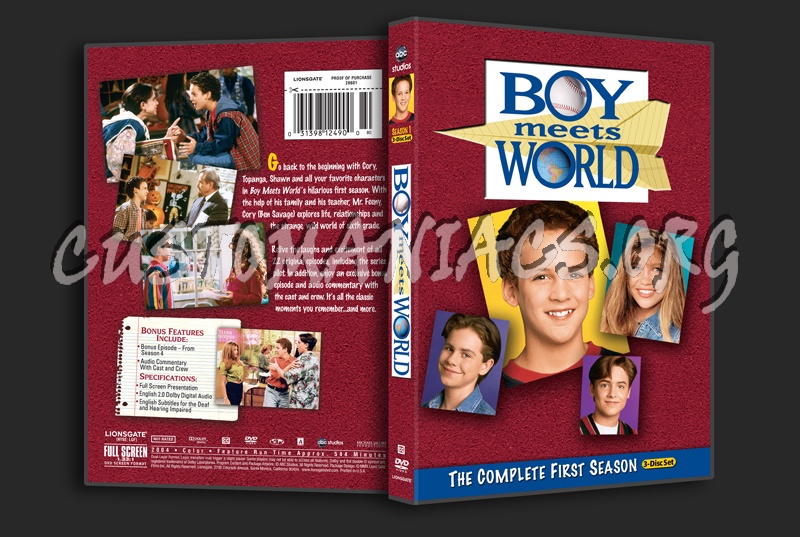 Boy Meets World Season 1 dvd cover