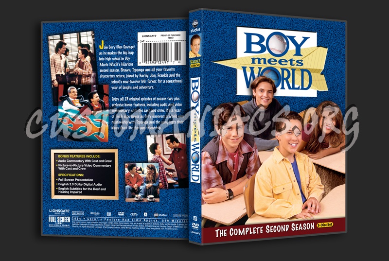 Boy Meets World Season 2 dvd cover