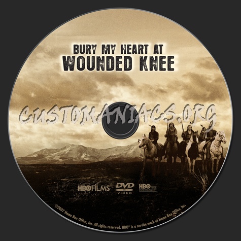 Bury My Heart at Wounded Knee dvd label