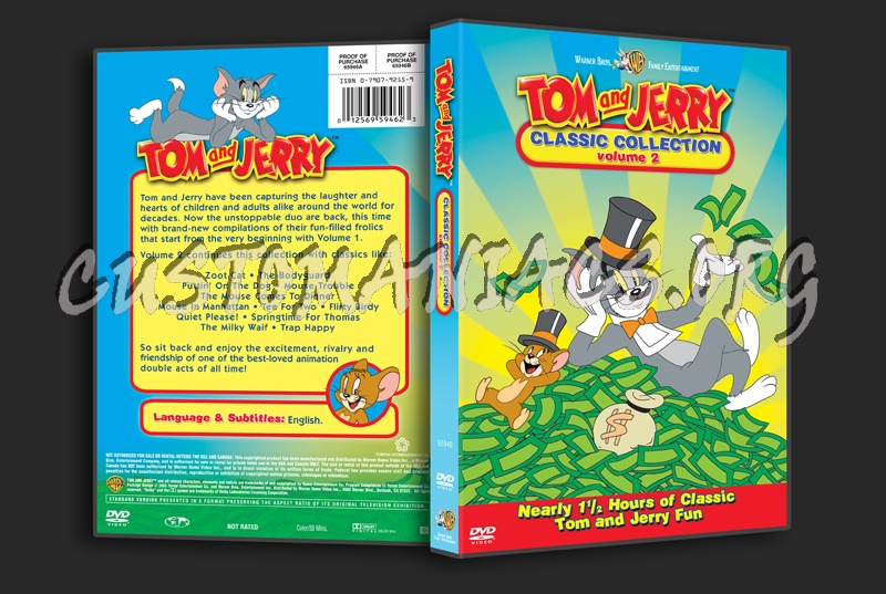 Tom and Jerry Classic Collection Volume 2 dvd cover