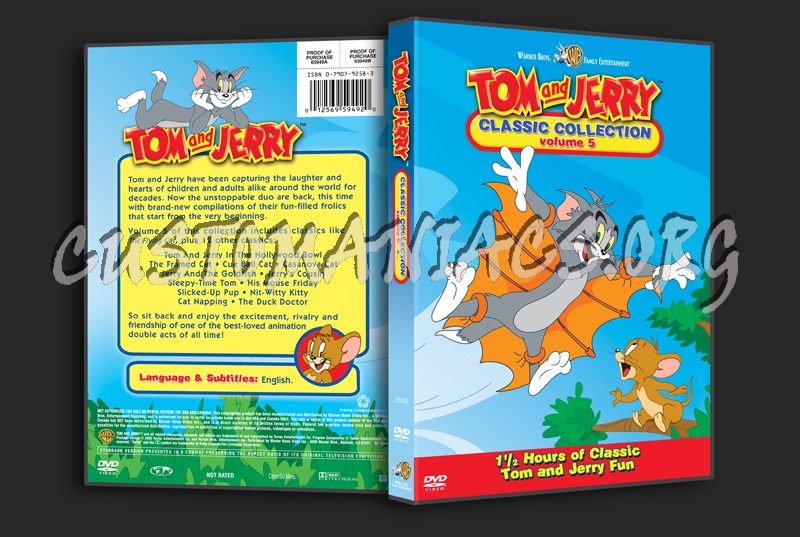 Tom and Jerry Classic Collection Volume 5 dvd cover