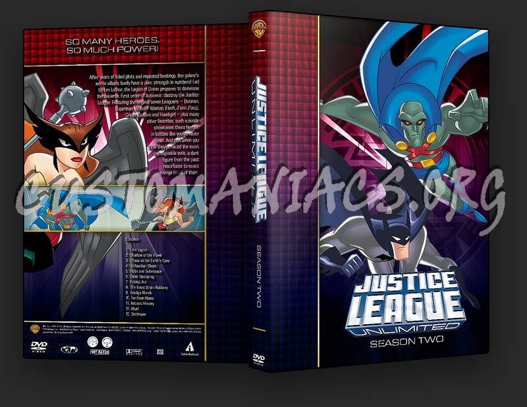 Justice League Unlimited - TV Collection dvd cover