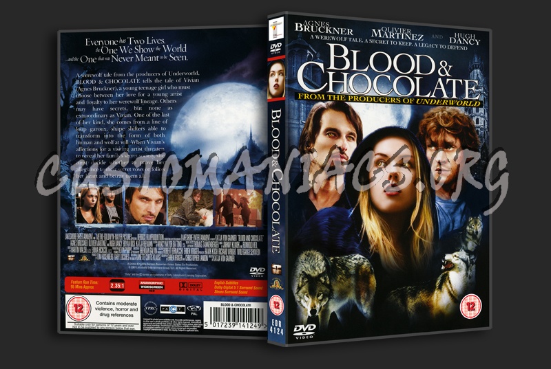 Blood & Chocolate dvd cover