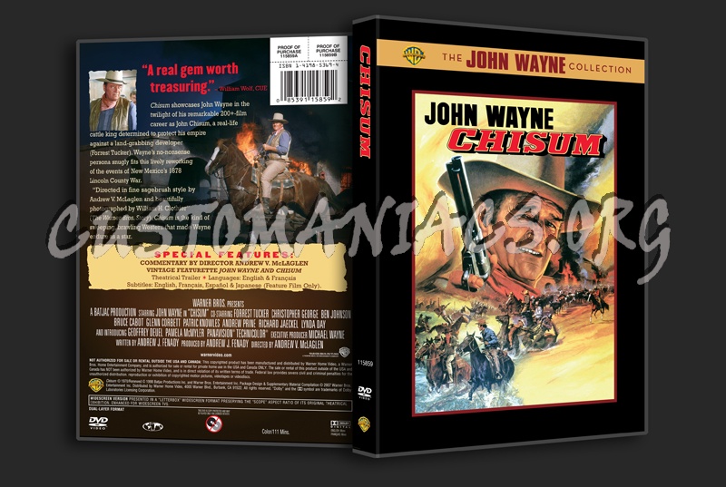 Chisum dvd cover