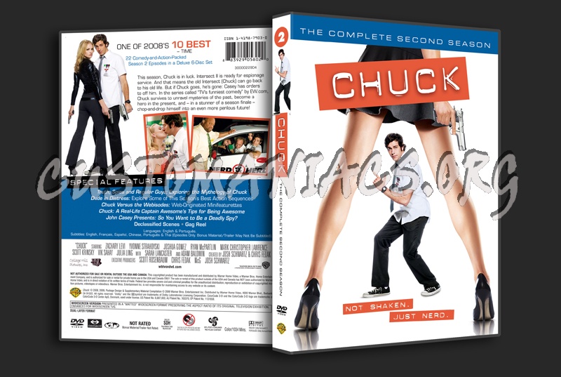 Chuck Season 2 dvd cover