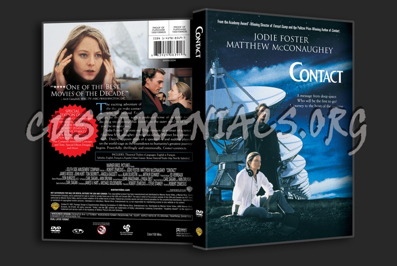 Contact dvd cover