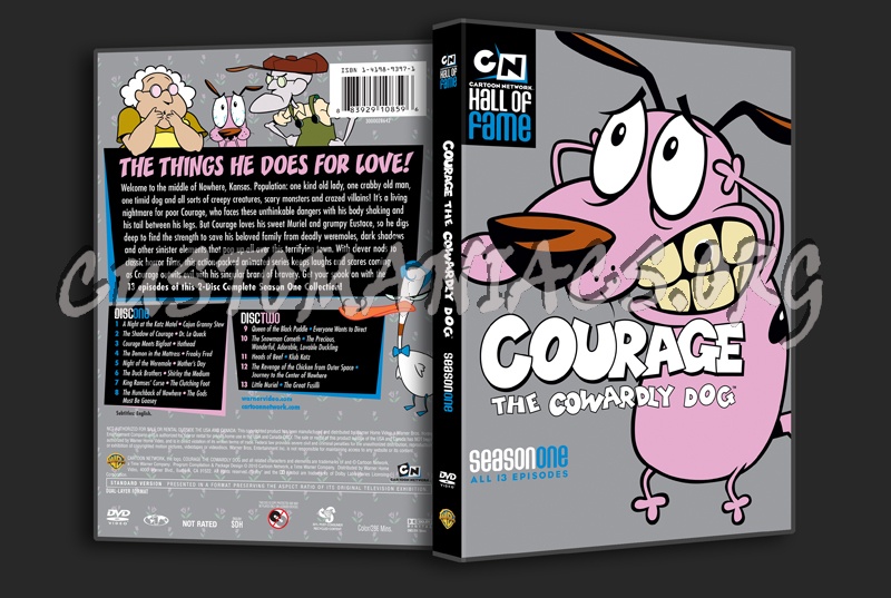 Courage the Cowardly Dog Season 1 dvd cover DVD Covers Labels by Customaniacs id 137084 free download highres dvd cover