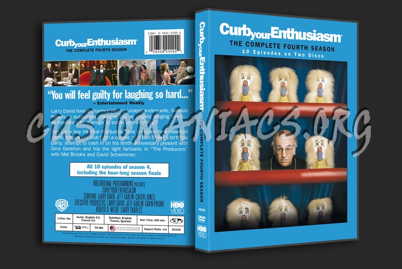 Curb Your Enthusiasm Season 4 dvd cover