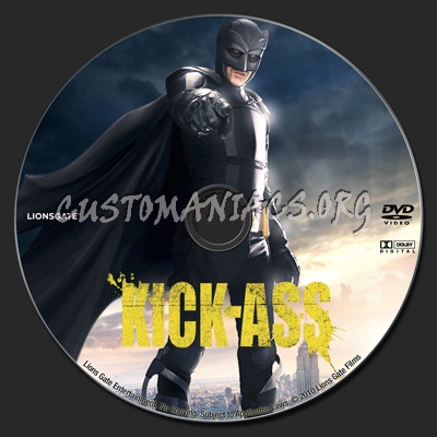 Kick-Ass dvd label