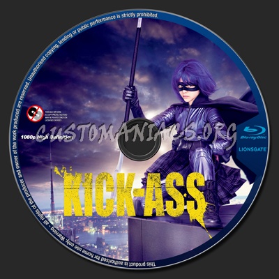 Kick-Ass blu-ray label