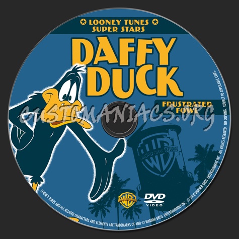 Daffy Duck Frustrated Fowl dvd label