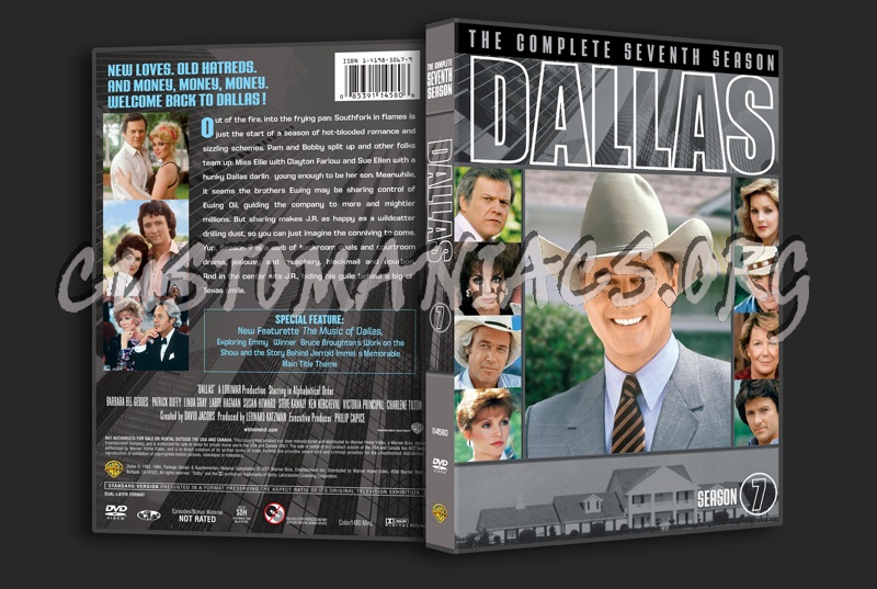 Dallas Season 7 dvd cover