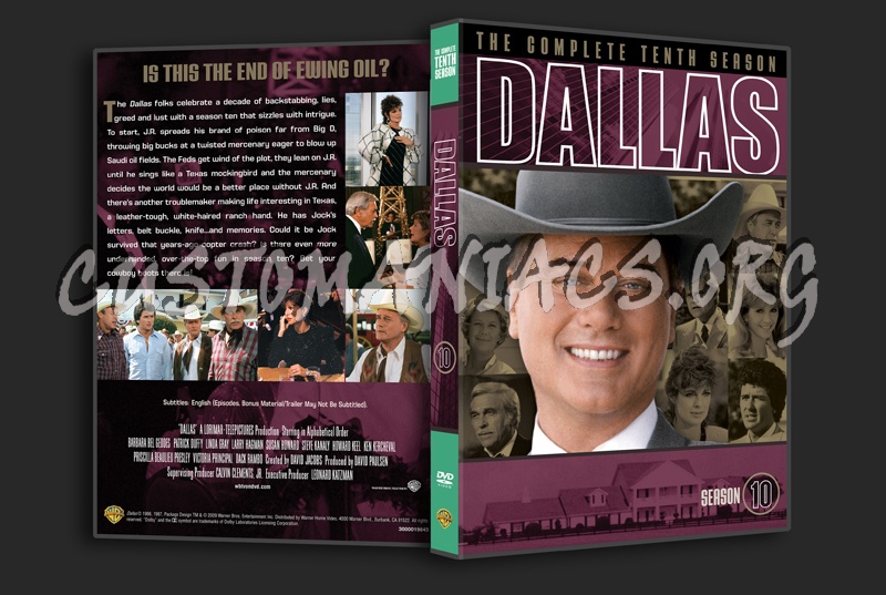 Dallas Season 10 dvd cover