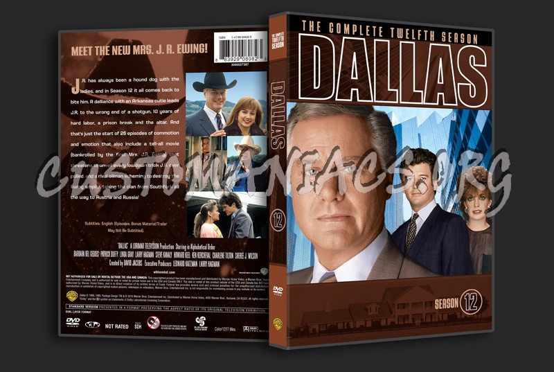 Dallas Season 12 dvd cover