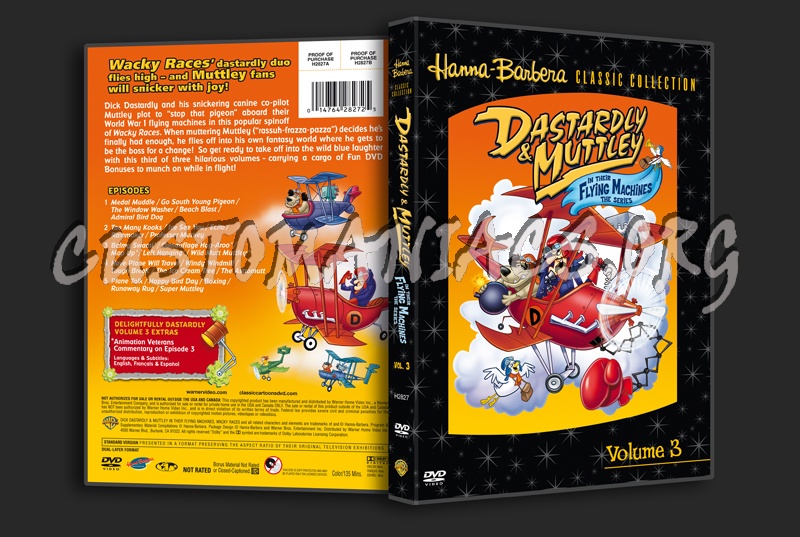 Dastardly & Mutley in their Flying Machines Volume 3 dvd cover