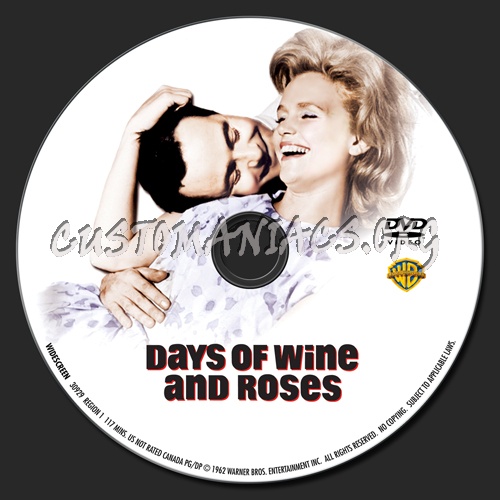 Days of Wine & Roses dvd label