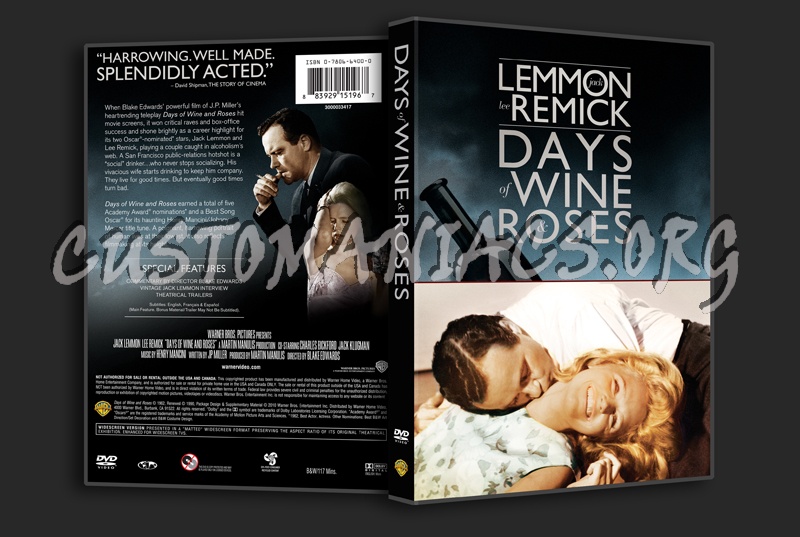 Days of Wine & Roses dvd cover