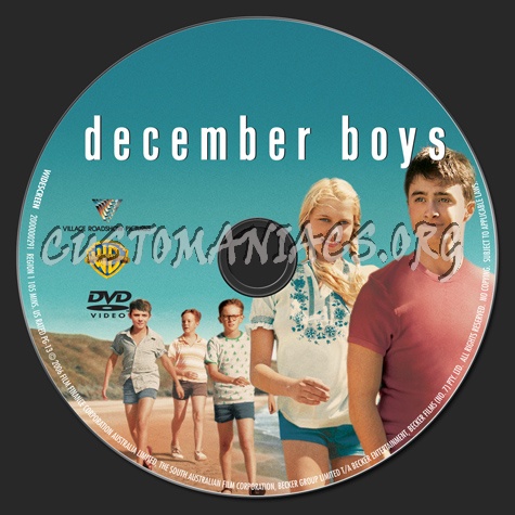 December Boys dvd label