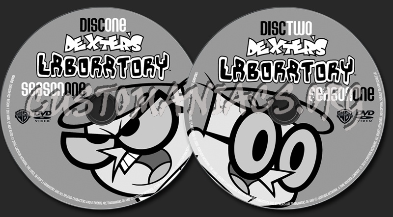 Dexter's Laborarory Season 1 dvd label