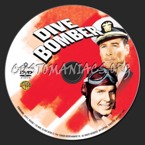 Dive Bomber dvd label