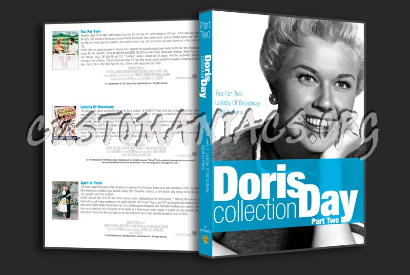 Doris Day Collection Part 2 dvd cover