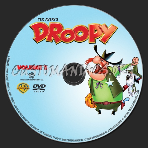 Droopy Volume 2 dvd label