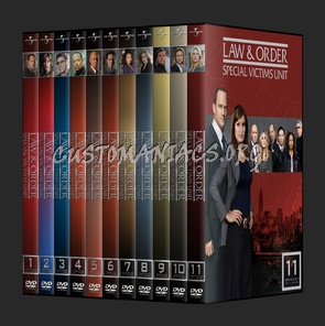 Law & Order: SVU - Seasons 1-11 (3240x2175) dvd cover