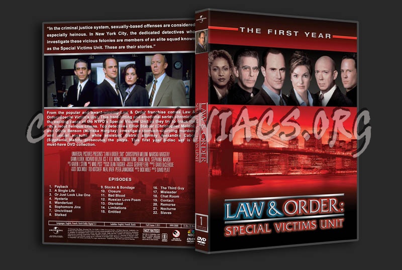 Law & Order: SVU - Seasons 1-11 (3240x2175) dvd cover