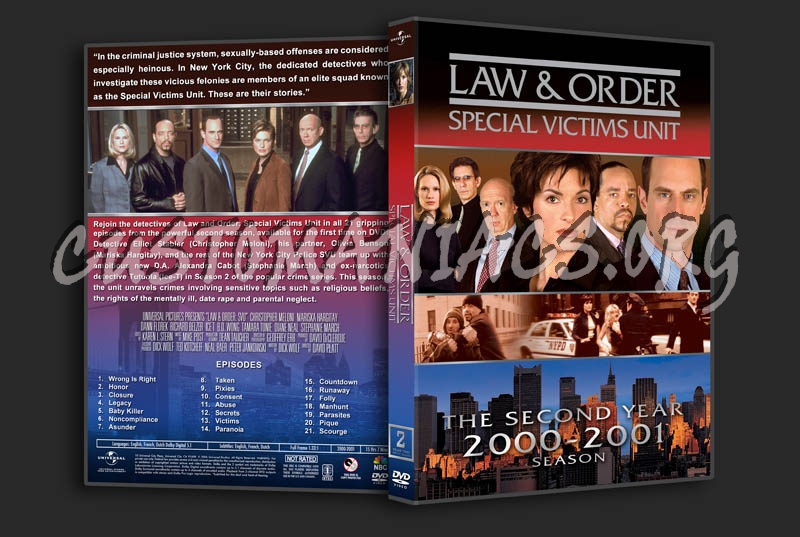 Law & Order: SVU - Seasons 1-11 (3240x2175) dvd cover