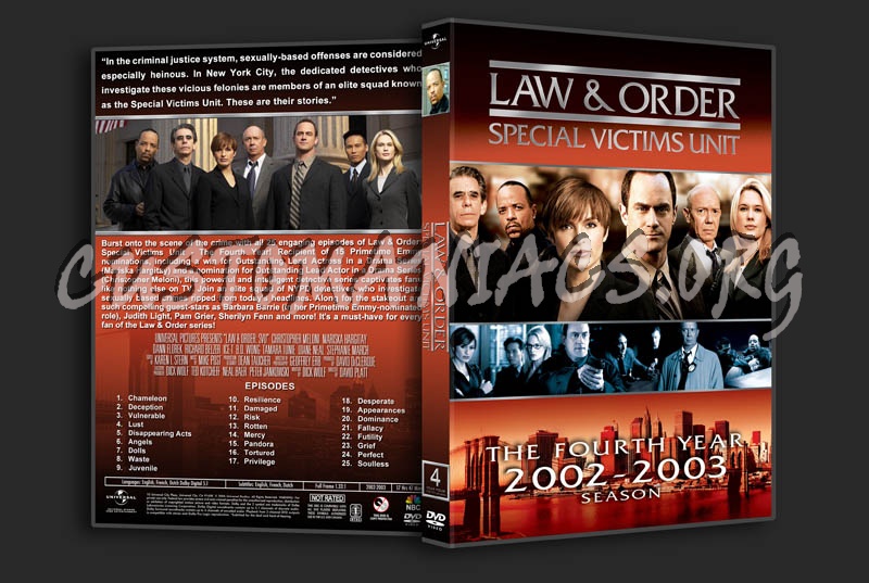 Law & Order: SVU - Seasons 1-11 (3240x2175) dvd cover