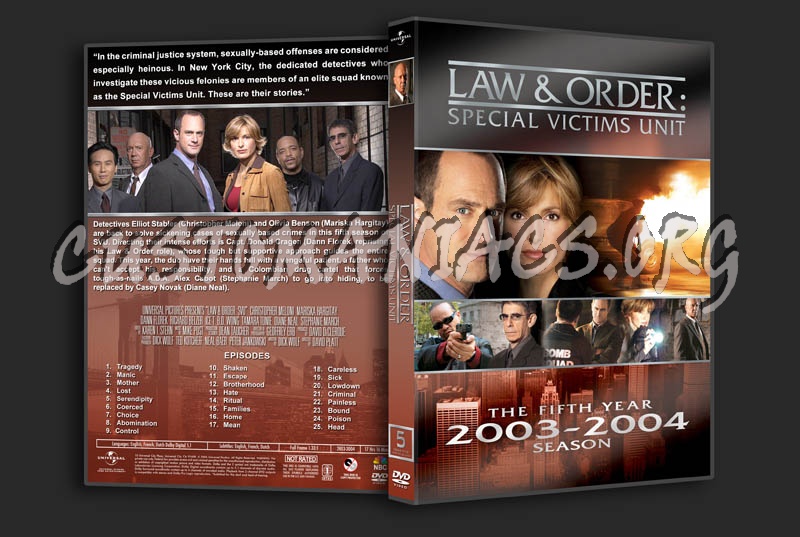 Law & Order: SVU - Seasons 1-11 (3240x2175) dvd cover